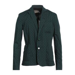 Neill Katter Men's Italian Suit Jacket Hunter Green Size 40 US / 50 Italy Blazer